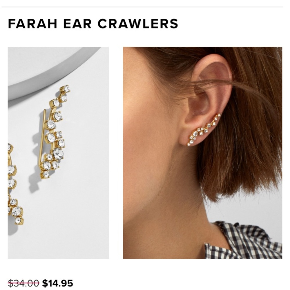 BaubleBar Farah Crawler Earrings